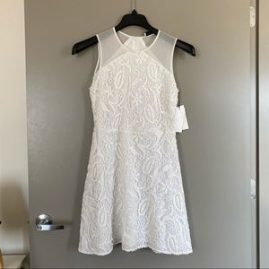 Sandro White Lace Dress